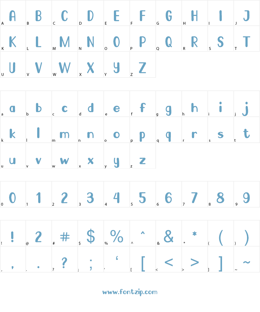 Go Frog Font Character